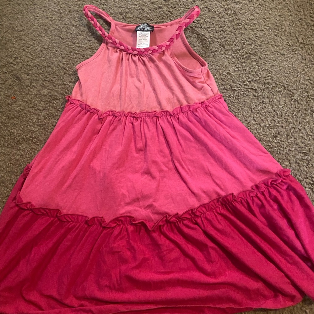 Girls pink dress